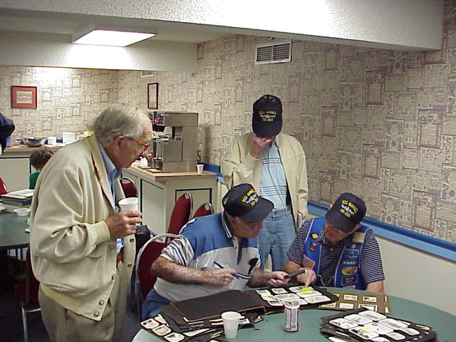 Looking over photo albums