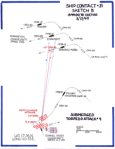 Ship Contact # 31 - November 17, 1944